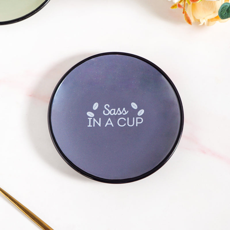 Quirky Quotes Dessert Plate Set Of 4 15cm