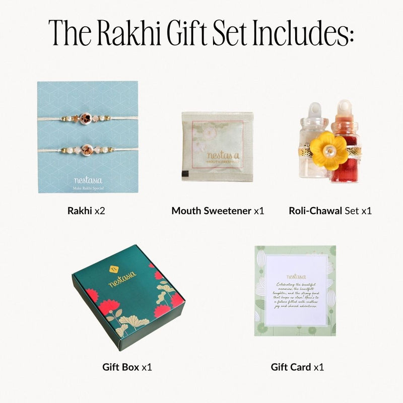 Minimalist Chic Rakhi Gift Set For Brother