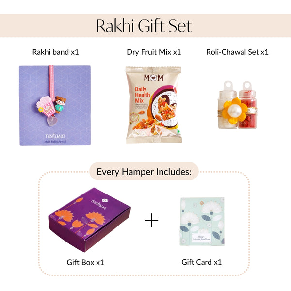 Pink Doll Rakhi For Kids