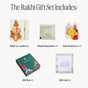 Marigold Grace Rakhi And Lumba Set