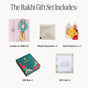 Turquoise Blossom Rakhi Lumba Gift Set