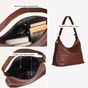 Soi Basket Weave Hobo Bag Brown