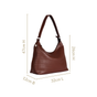 Soi Basket Weave Hobo Bag Brown