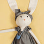 Rabbit Plushie With Blue Satchel For Kids