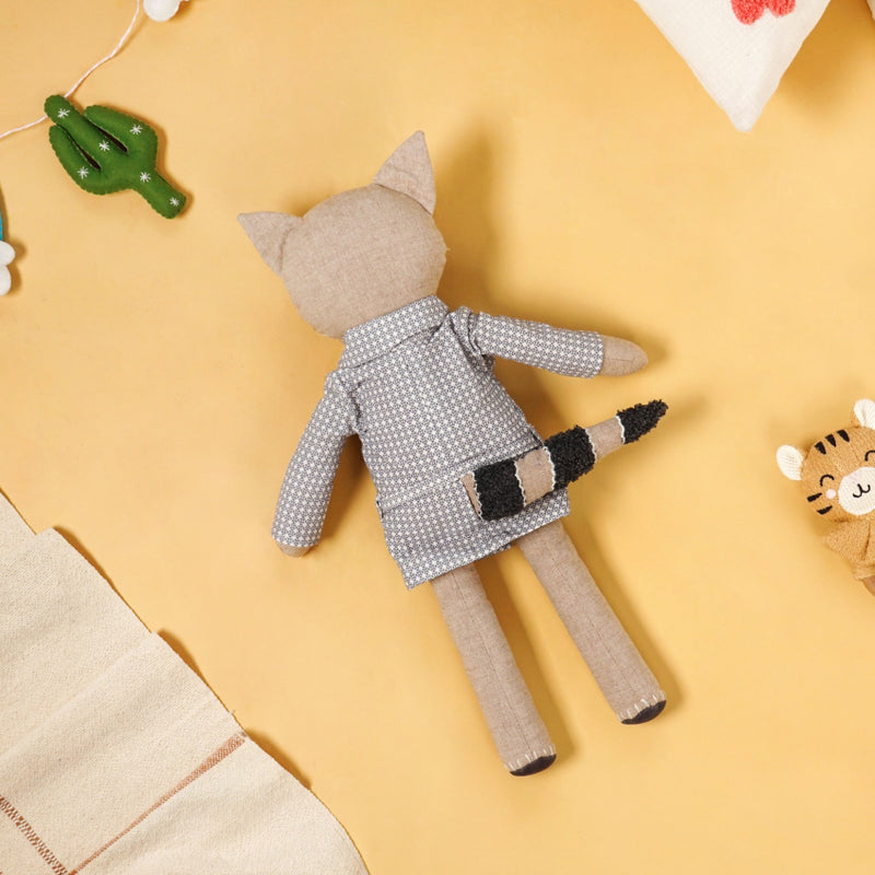 Miss Raccoon Stuffed Animal For Kids