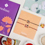 Radha Krishna And Ganesh Krishna Rakhi Gift Set