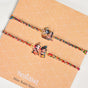 Radha Krishna And Ganesh Krishna Rakhi Gift Set