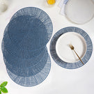 Radial Blue Web Placemat Set Of 6