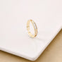 Radiant Dual Strand Gold Ring