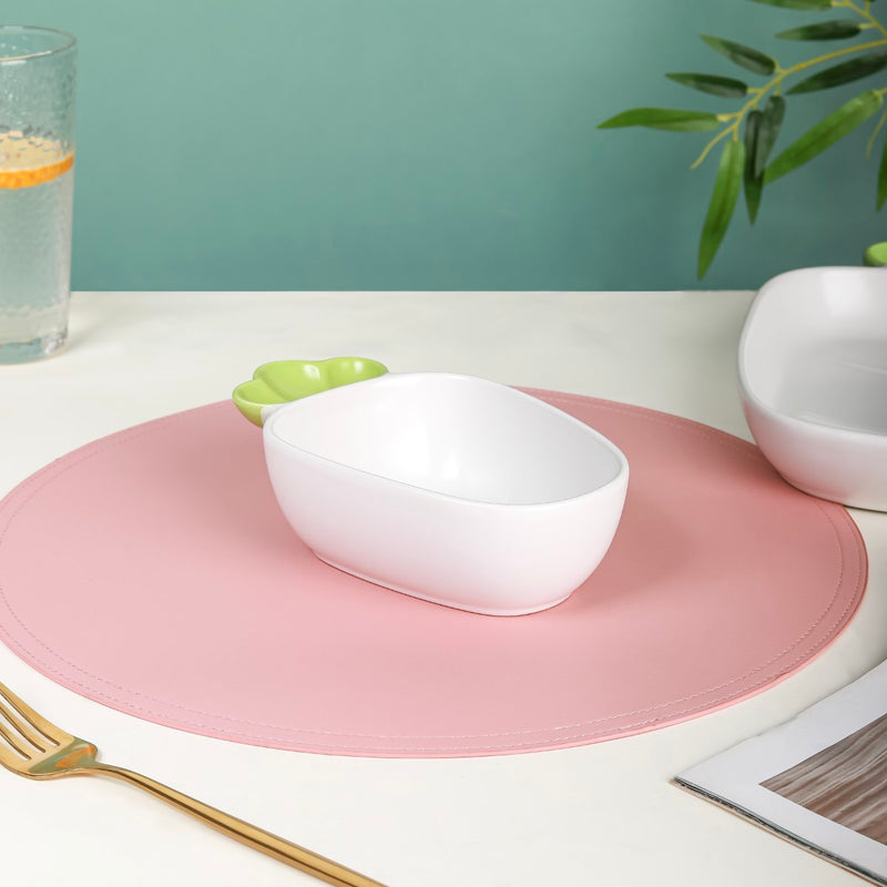 Radish Snack Dish White 300 ml - Snack bowl, ceramic bowl, small bowl