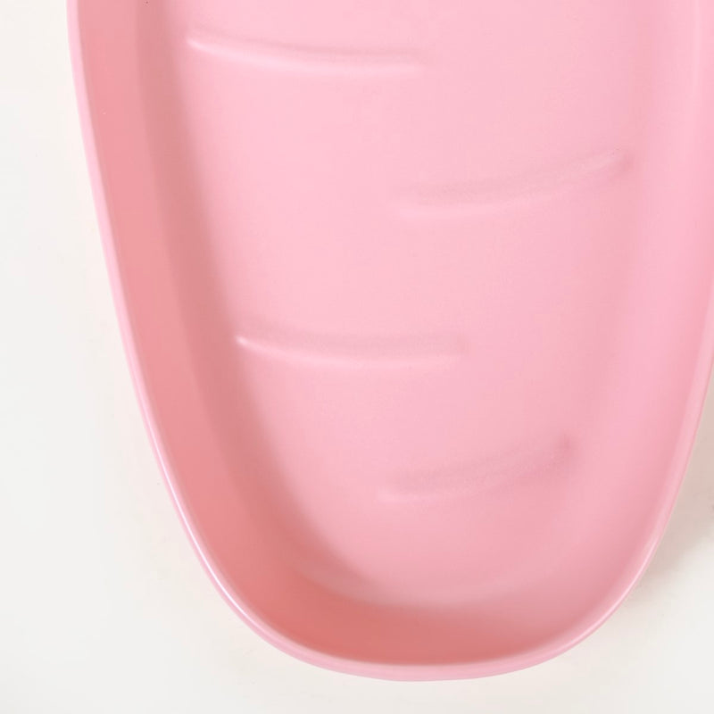 Ceramic Chip And Dip Platter Pink 550 ml - Ceramic platter, chip and dip platter, ceramic serving platter, serving platter