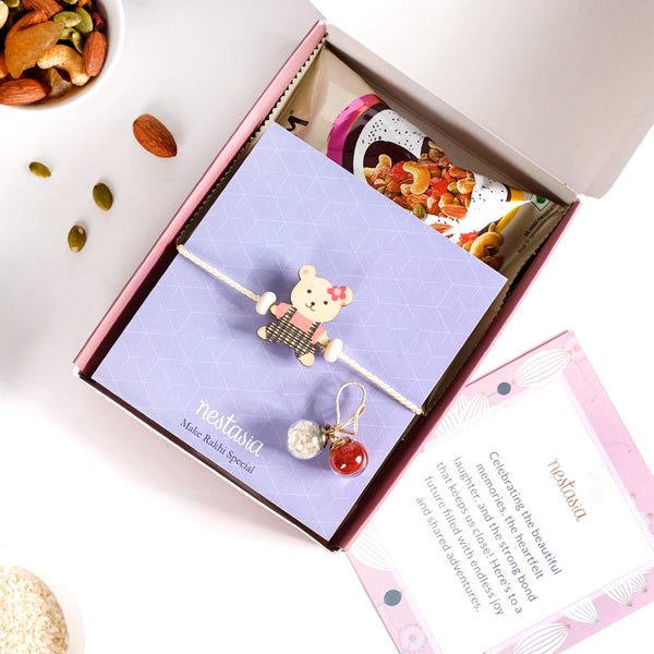 Beary Cute Rakhi Gift Box For Kids Set Of 5