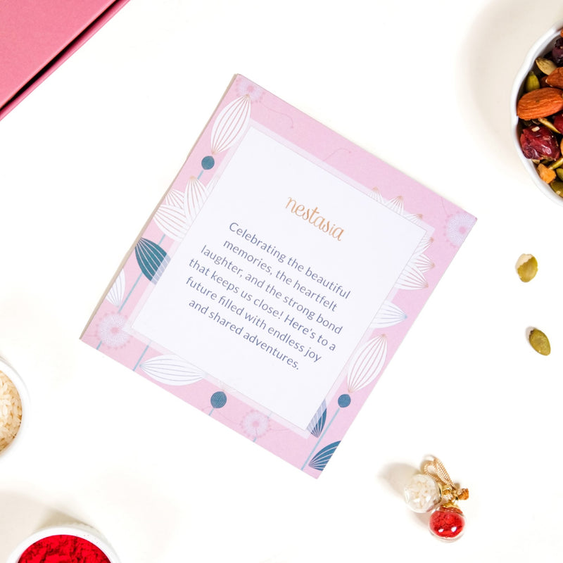 Uber Chic Fashionista Rakhi Gift Set For Sister