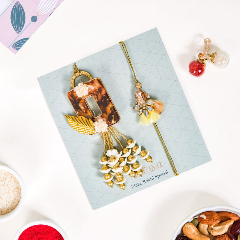 Amber Allure Rakhi Gift Hamper Set Of 6