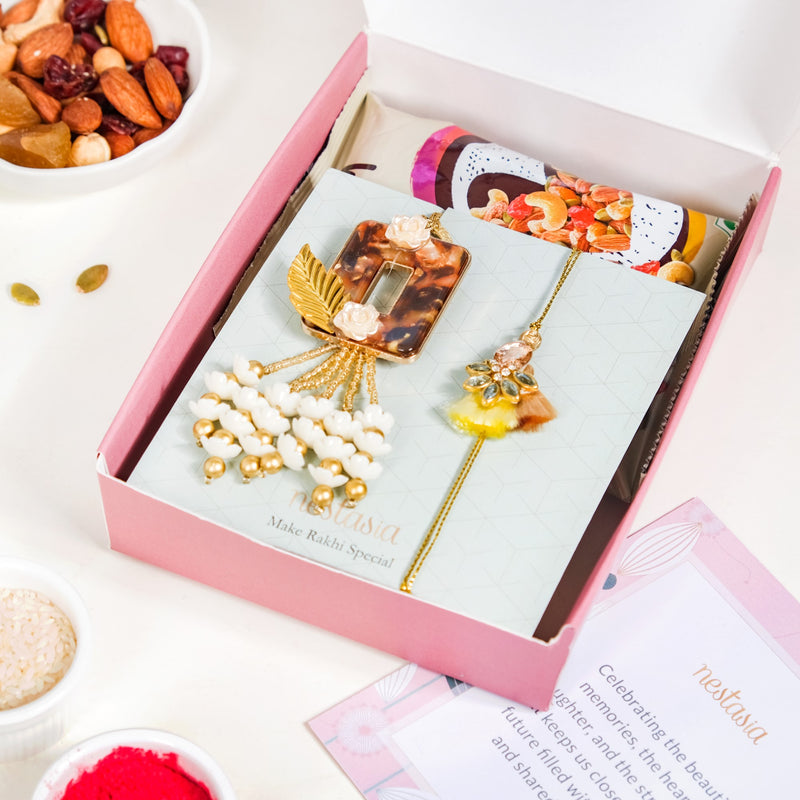 Amber Allure Rakhi Gift Hamper Set Of 6