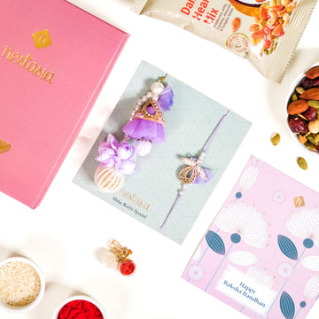Artisanal Delights Rakhi Gift Box Set Of 6