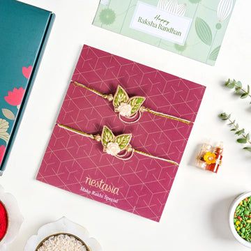 Raksha Bandhan Delight Gift Hamper Set Of 4 With Box And Card