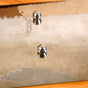 Rectangular Stainless Steel Hammered Food Platter