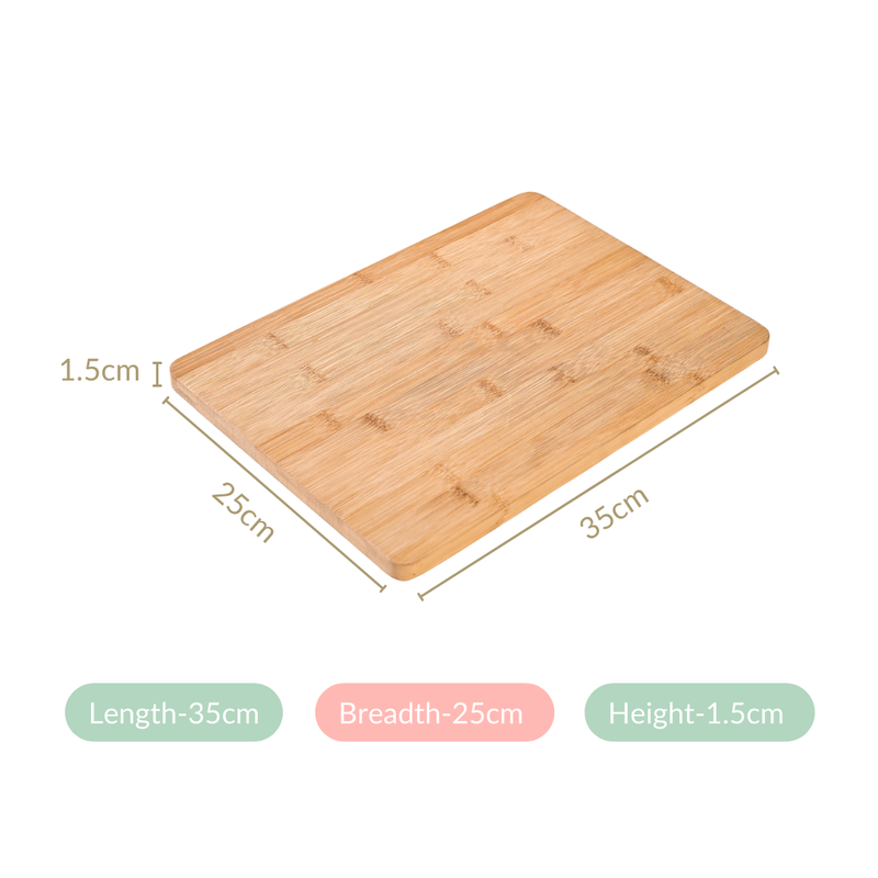 Rectangular Bamboo Wood Cutting Board