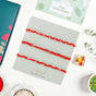 Red and Golden Braided Rakhi Gift Set Of 3