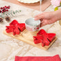 Red Bow Snack Platter Set Of 4