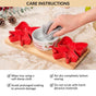 Red Bow Snack Platter Set Of 4