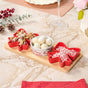 Red Bow Snack Platter Set Of 4