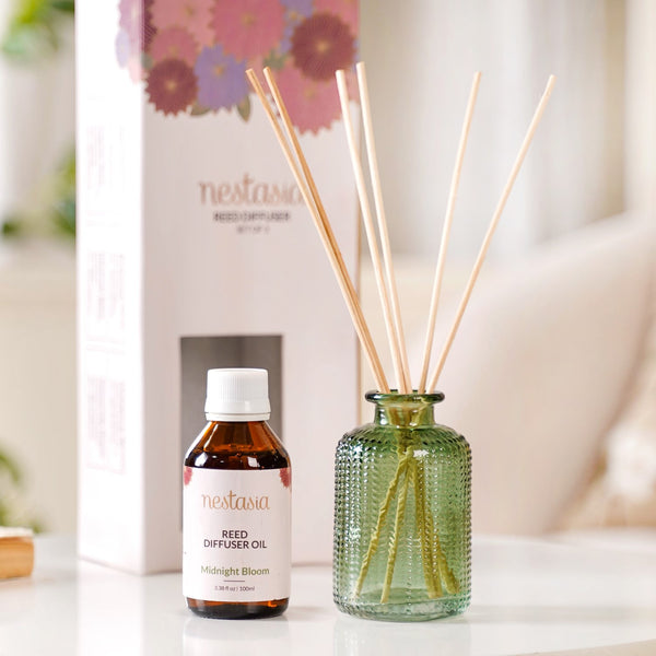 Set Of 3 Midnight Bloom Reed Diffuser Online - Premium Diffuser | Nestasia