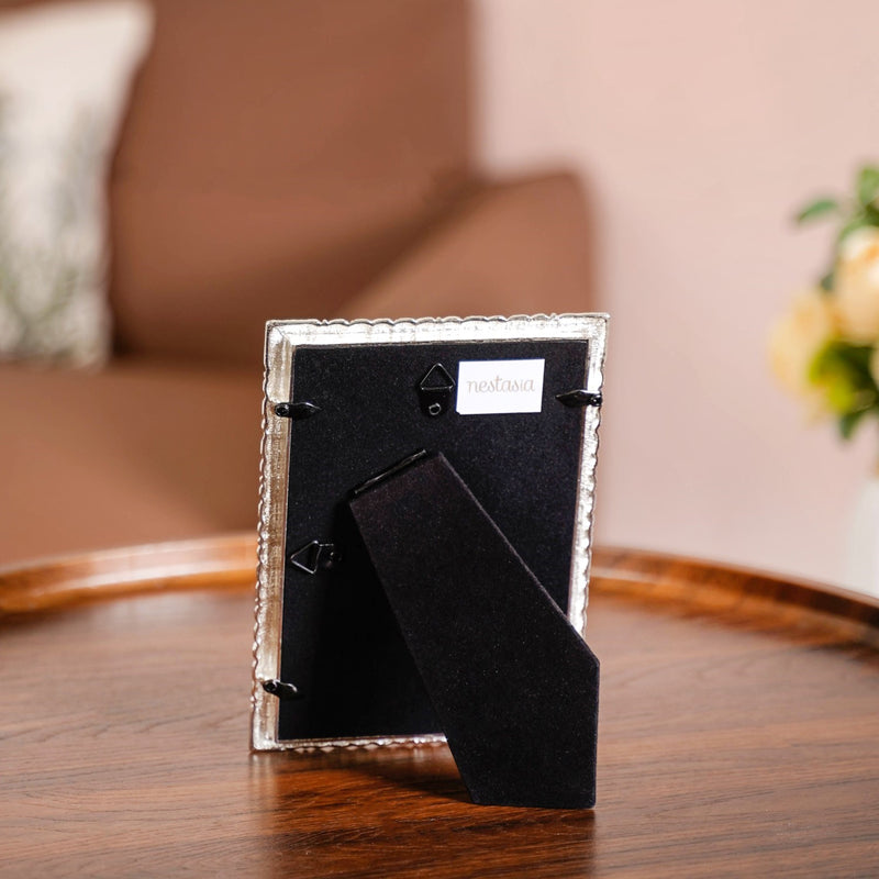 Regal Rhinestone Picture Frame Silver 4x6