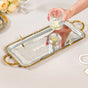 Regal Bird Brass And Stainless Steel Serving Tray