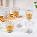 Regal Cut Embossed Glass Set Of 6 245ml