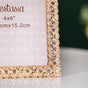 Regal Rhinestone Picture Frame Gold Extra Large 8x10"
