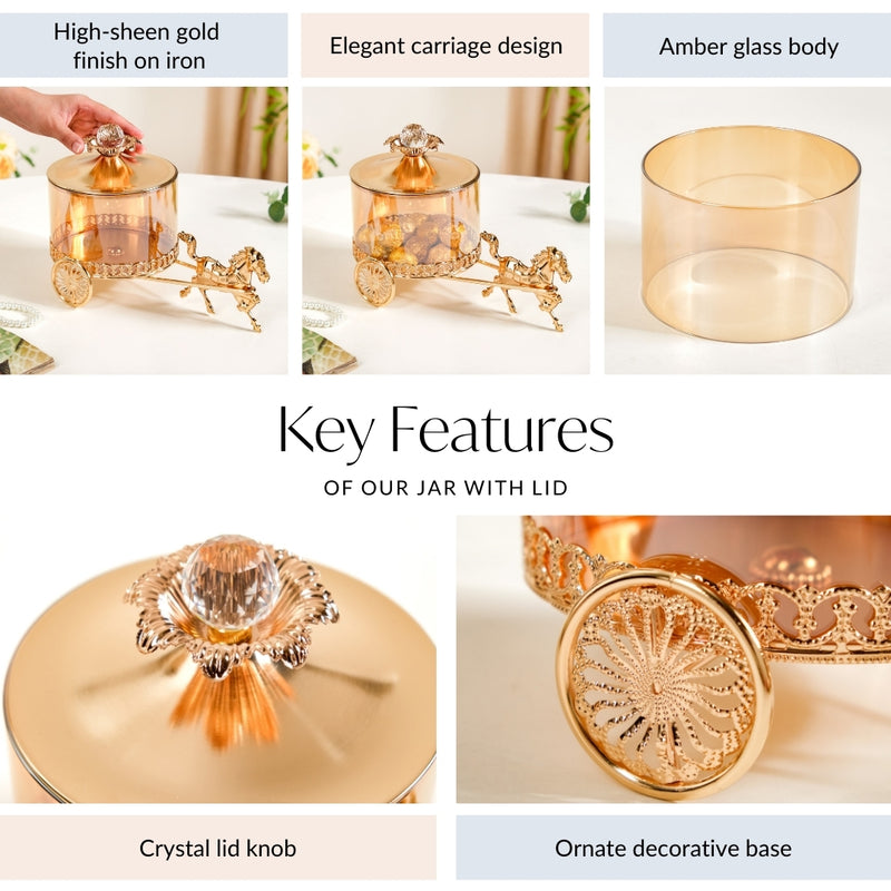 Regal Carriage Candy Jar