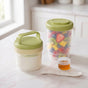 Stacko Breakfast Salad Box With Dressing Cup Green 1020ml