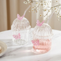 Crystal Fairy Core Butterfly Tumbler With Lid And Straw 450ml Set Of 2