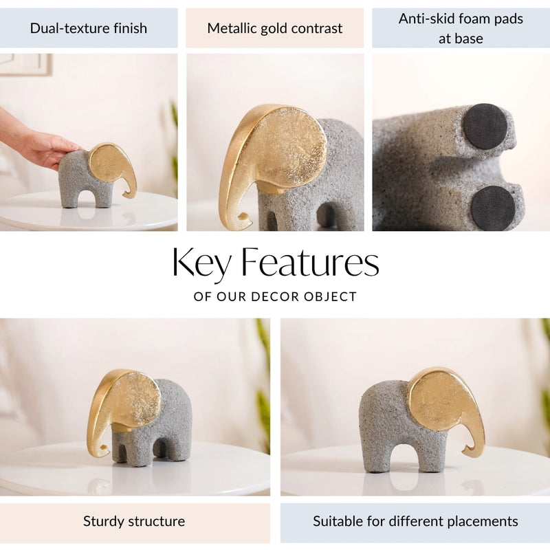 Resin Elephant Statue Small