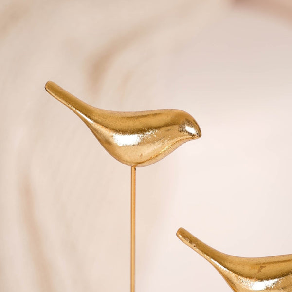 Gold Birds Decor Accent Showpiece