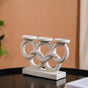 Olympic Rings Sculpture Candle Stand