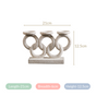 Olympic Rings Sculpture Candle Stand