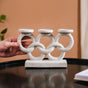 Olympic Rings Sculpture Candle Stand