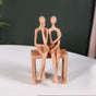 Couple On A Bench Showpiece- Resin Couple Sculpture, Decorative Couple Showpiece, Couple Figurine, Resin Showpiece