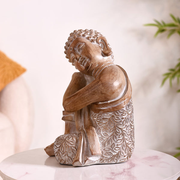 Resting Buddha Showpiece For Room Decor