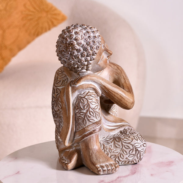 Resting Buddha Showpiece For Room Decor