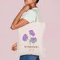 Reusable Printed Canvas Tote Bag For Women Set Of 2