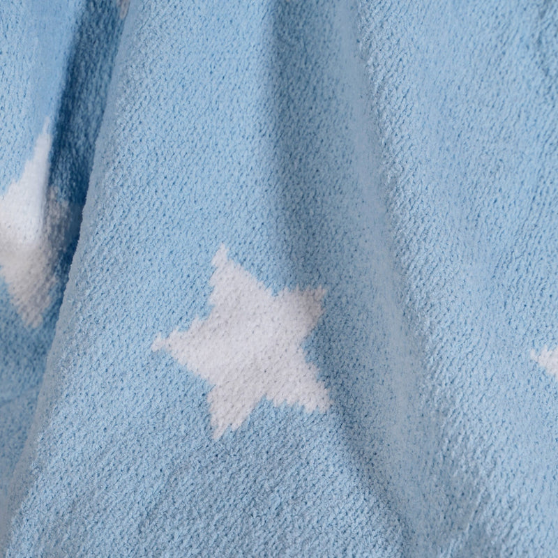 Reversible Starry Sky Throw For Toddler 100x75cm