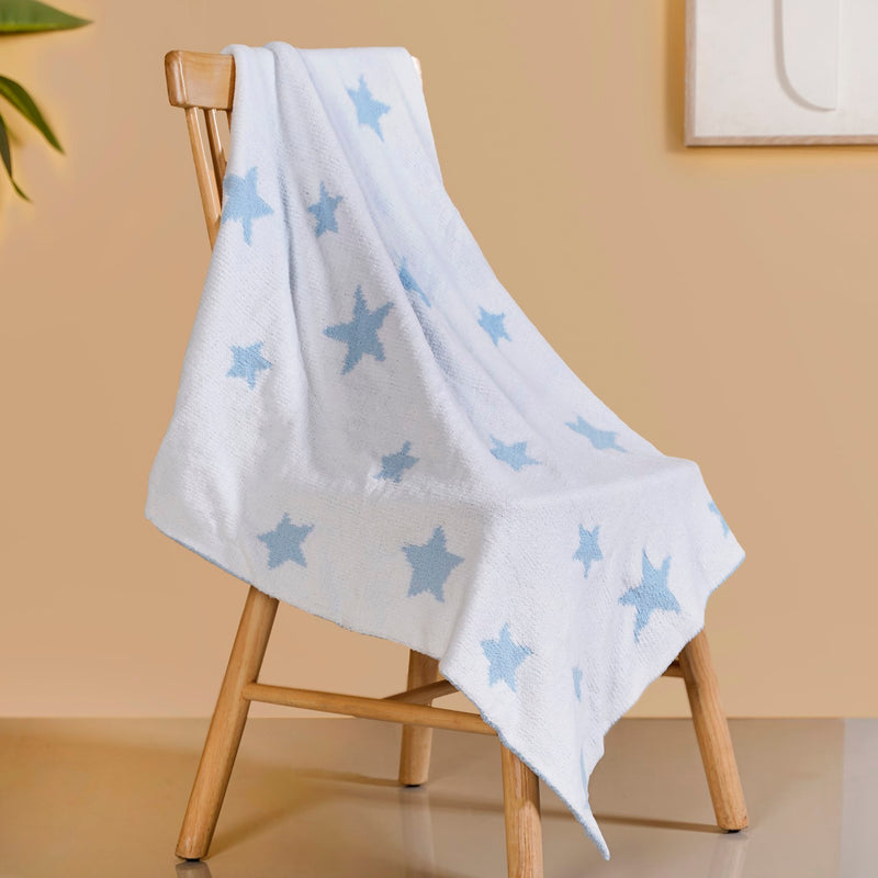 Reversible Starry Sky Throw For Toddler 100x75cm