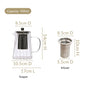 Ribbed Glass Teapot 900ml