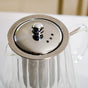 Ribbed Glass Teapot 900ml