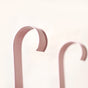 Ribbed Hanging Planter Set Of 2 Dusty Pink