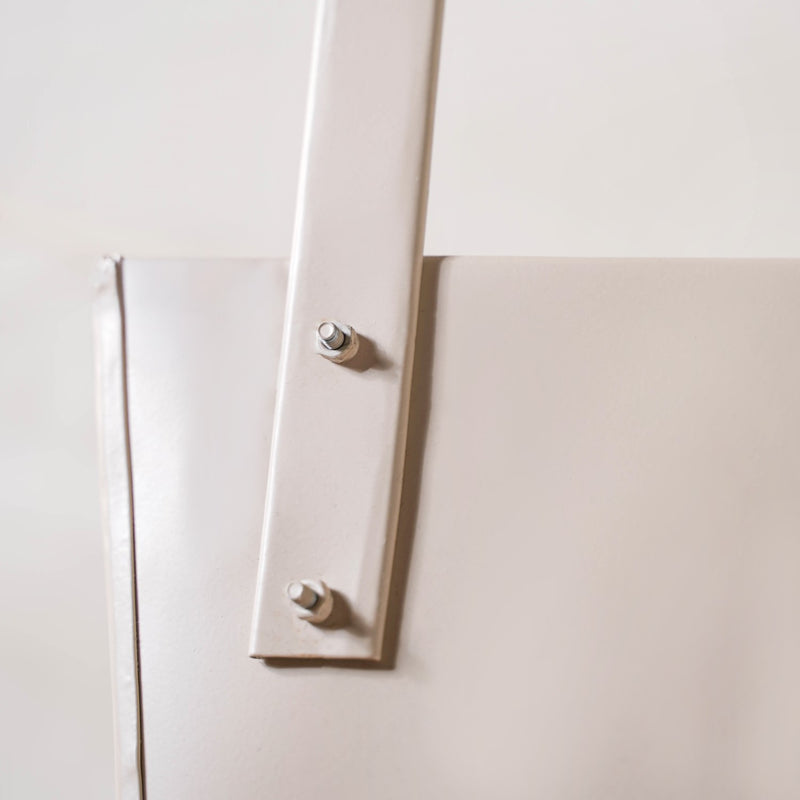 Ribbed Metal Planter Set Of 2 Taupe